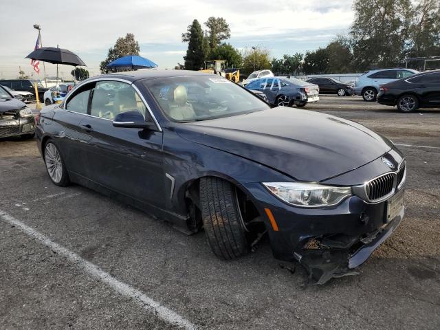 WBA3V7C52EJ873357 - 2014 BMW 428 I SULEV BLUE photo 4