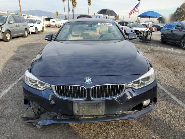 WBA3V7C52EJ873357 - 2014 BMW 428 I SULEV BLUE photo 5