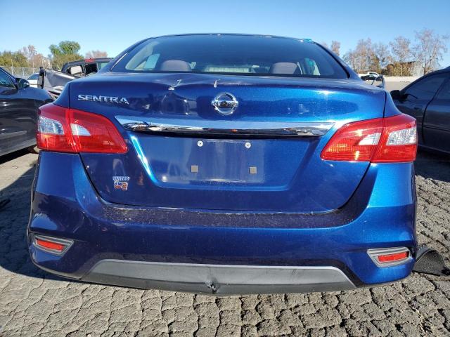 3N1AB7AP8GY329809 - 2016 NISSAN SENTRA S BLUE photo 6