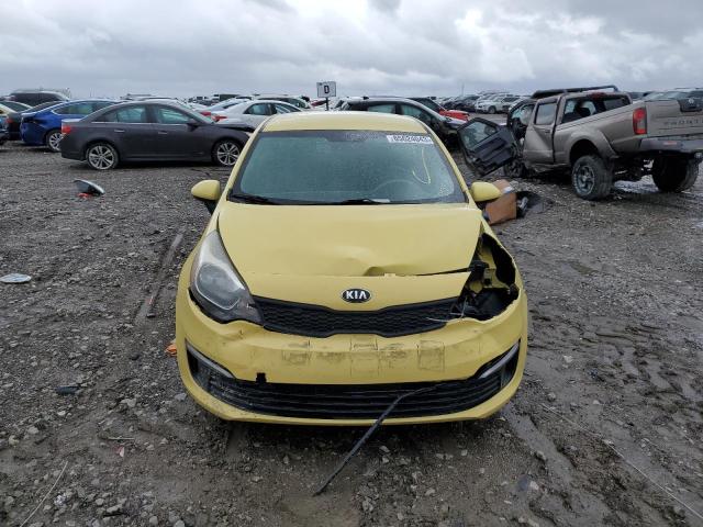 KNADM4A30G6559302 - 2016 KIA RIO LX YELLOW photo 11