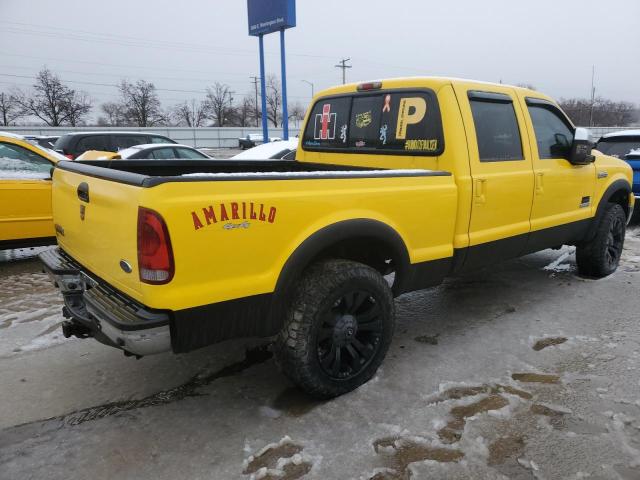 1FTSW21P26EB76817 - 2006 FORD F250 SUPER DUTY YELLOW photo 3