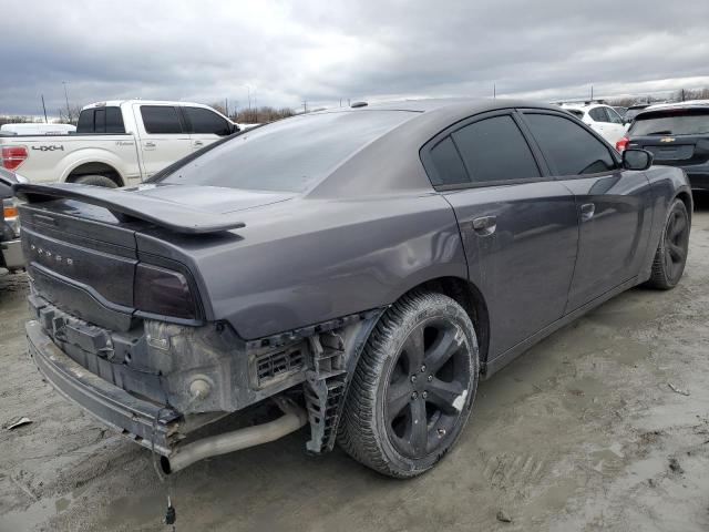 2C3CDXBG6EH338661 - 2014 DODGE CHARGER SE GRAY photo 3