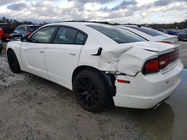 2C3CDXBG1EH168340 - 2014 DODGE CHARGER SE WHITE photo 2