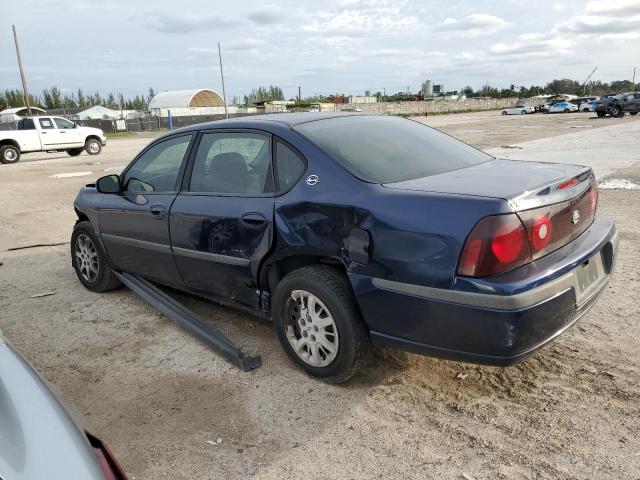 2G1WF52E119313606 - 2001 CHEVROLET IMPALA BLUE photo 2