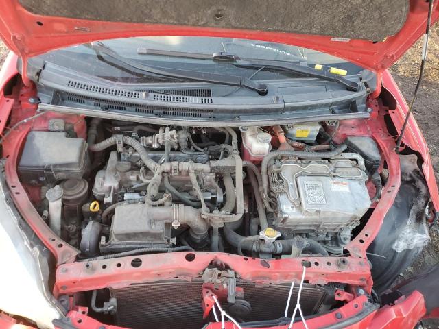 JTDKDTB35C1025156 - 2012 TOYOTA PRIUS C RED photo 11