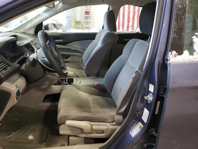 5J6RM4H38CL041328 - 2012 HONDA CR-V LX BLUE photo 7