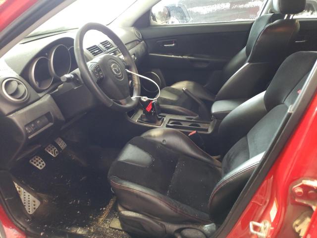 JM1BK34L091209299 - 2009 MAZDA SPEED 3 წითელი ფოტო 7