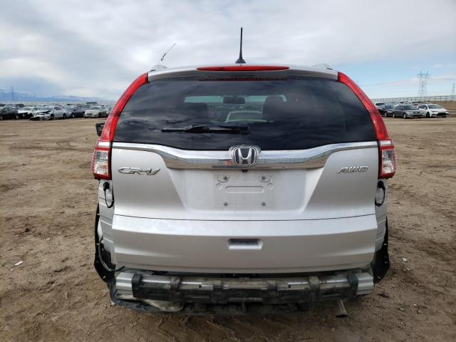 2HKRM4H73GH711791 - 2016 HONDA CR-V EXL SILVER photo 6