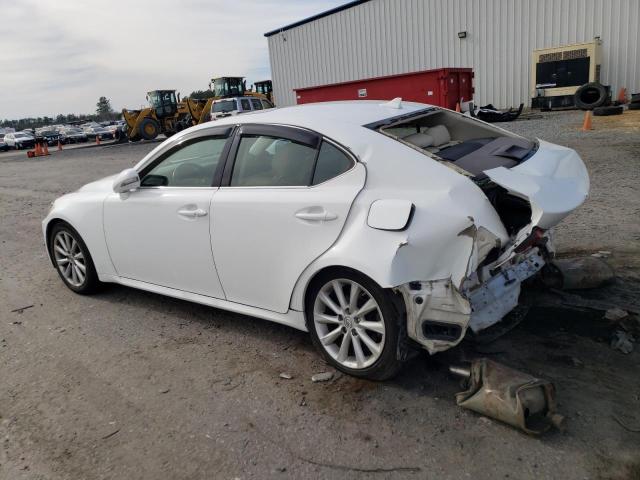 JTHCK262695028248 - 2009 LEXUS IS 250 WHITE photo 2