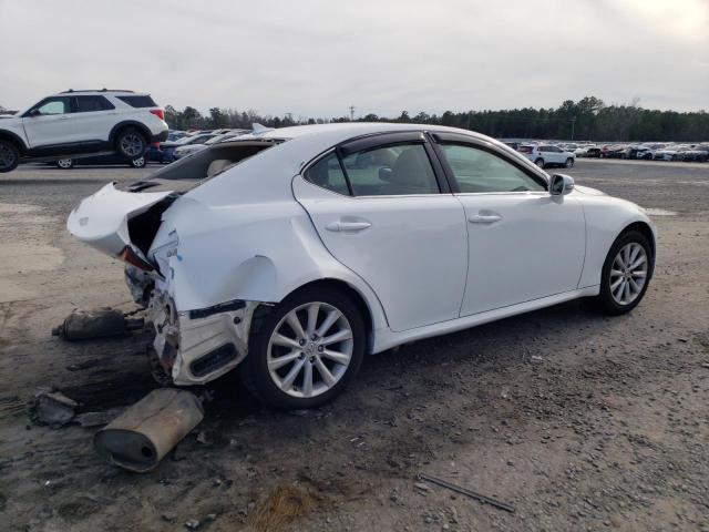 JTHCK262695028248 - 2009 LEXUS IS 250 WHITE photo 3