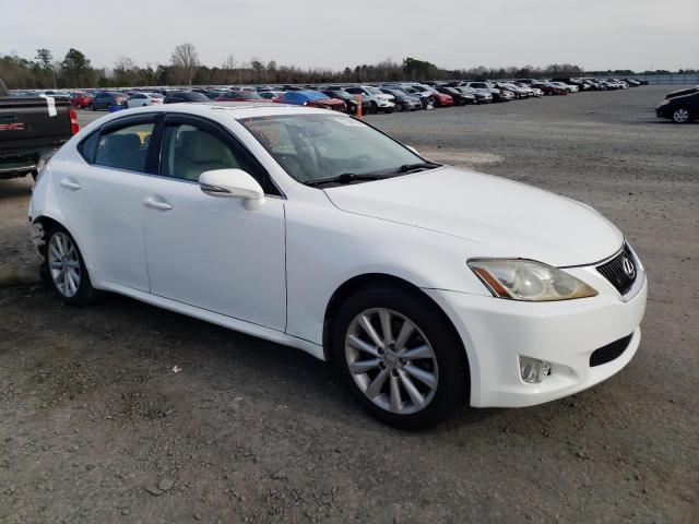 JTHCK262695028248 - 2009 LEXUS IS 250 WHITE photo 4