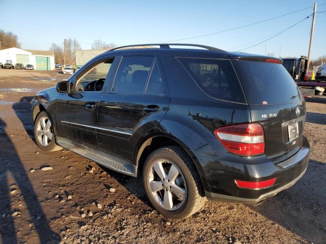 4JGBB86E49A528454 - 2009 MERCEDES-BENZ ML 350 BLACK photo 2