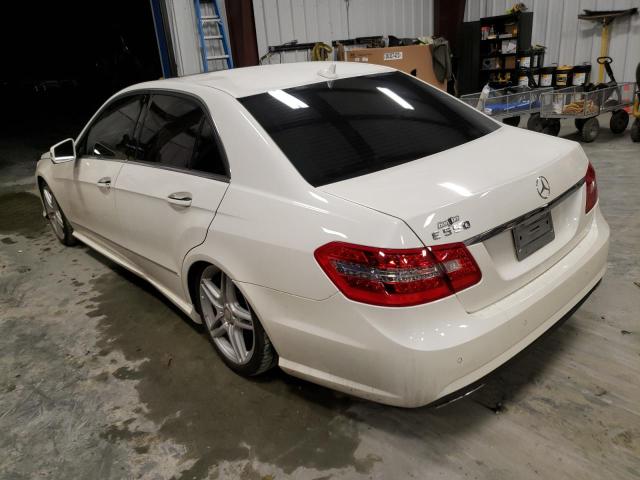 WDDHF7CB8BA429879 - 2011 MERCEDES-BENZ E 550 WHITE photo 2