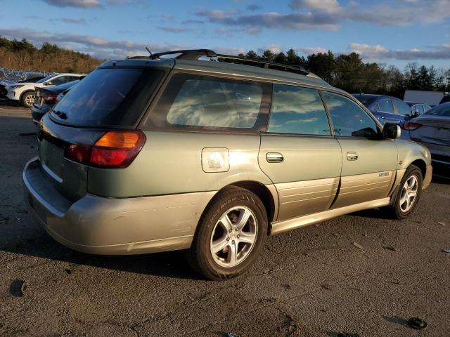 4S3BH806847607488 - 2004 SUBARU LEGACY OUTBACK H6 3.0 LL BEAN TURQUOISE photo 3