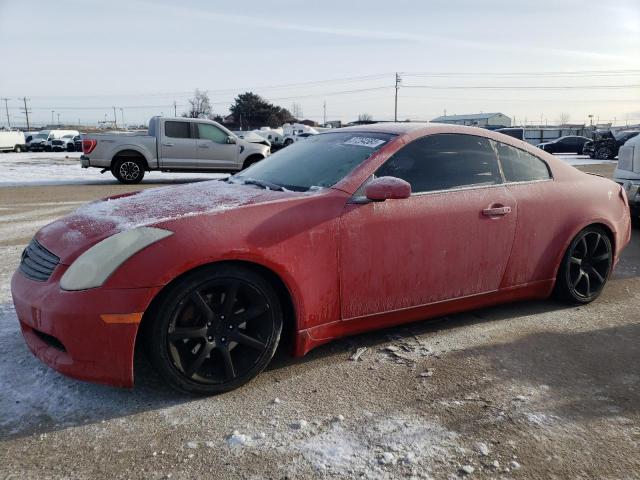 JNKCV54E36M722550 - 2006 INFINITI G35 RED photo 1