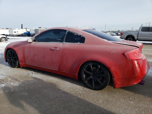 JNKCV54E36M722550 - 2006 INFINITI G35 RED photo 2