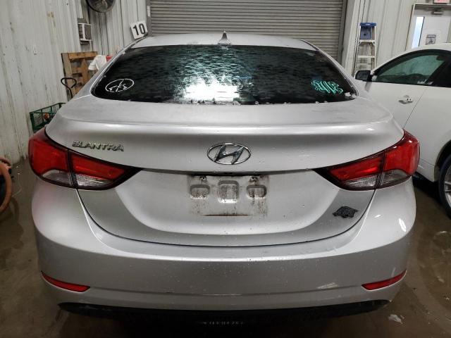 KMHDH4AE5EU210780 - 2014 HYUNDAI ELANTRA SE SILVER photo 6