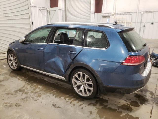 3VWH17AU1KM502832 - 2019 VOLKSWAGEN GOLF ALLTR S BLUE photo 2