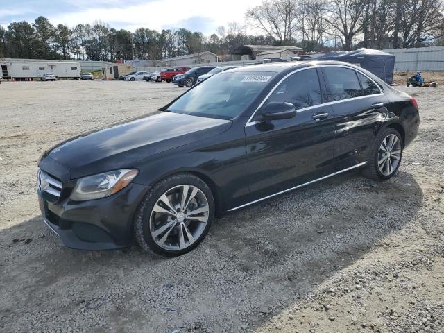 WDDWF4JB1GR141929 - 2016 MERCEDES-BENZ C 300 BLACK photo 1