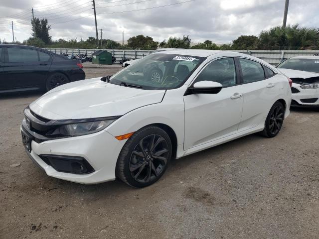 19XFC2E86KE042002 - 2019 HONDA CIVIC SPORT WHITE photo 1