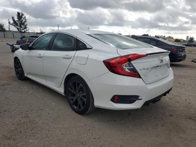 19XFC2E86KE042002 - 2019 HONDA CIVIC SPORT WHITE photo 2