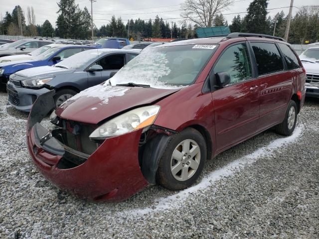 5TDZK23C38S144752 - 2008 TOYOTA SIENNA CE BURGUNDY photo 1