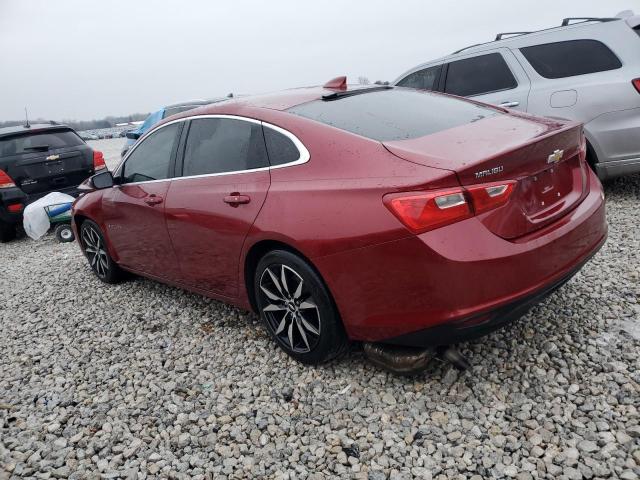 1G1ZE5ST3HF273433 - 2017 CHEVROLET MALIBU LT MAROON photo 2