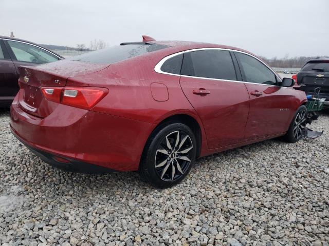 1G1ZE5ST3HF273433 - 2017 CHEVROLET MALIBU LT MAROON photo 3