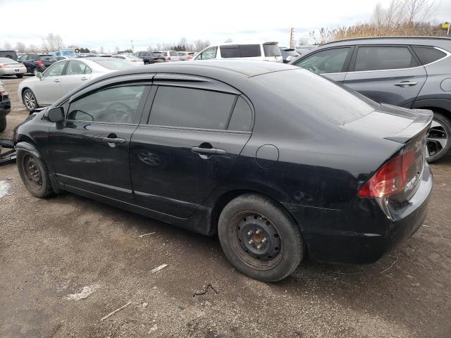 2HGFA16458H114978 - 2008 HONDA CIVIC DX-G BLACK photo 2