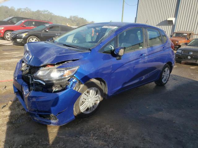 3HGGK5H4XKM752982 - 2019 HONDA FIT LX BLUE photo 1