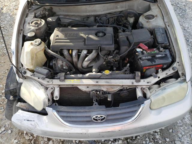 1NXBR12E52Z628107 - 2002 TOYOTA COROLLA CE SILVER photo 11