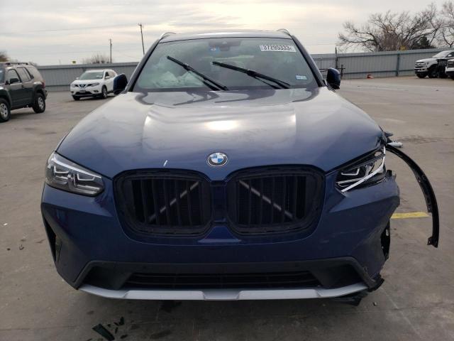 WBX47DP0XNN172379 - 2022 BMW X3 SDRIVE30I BLUE photo 5