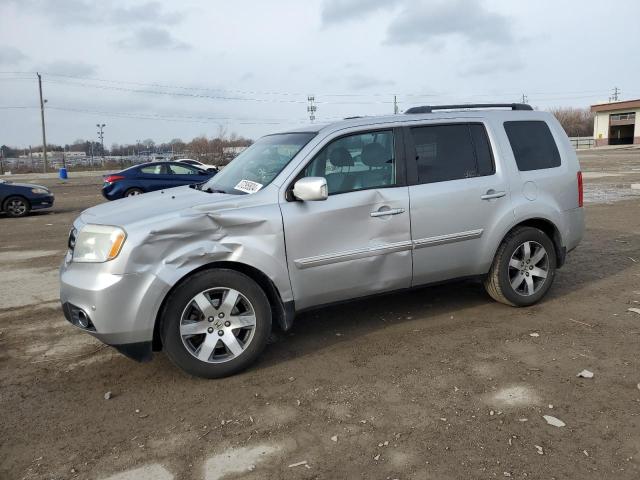 5FNYF4H99CB042474 - 2012 HONDA PILOT TOURING SILVER photo 1