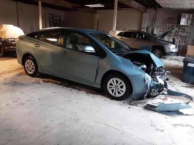 JTDKBRFU7H3033864 - 2017 TOYOTA PRIUS GREEN photo 4