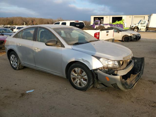 1G1PC5SH8C7264089 - 2012 CHEVROLET CRUZE LS SILVER photo 4