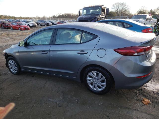 KMHD74LF0JU578450 - 2018 HYUNDAI ELANTRA SE SILVER photo 2