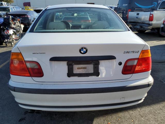 WBAAN37481ND49296 - 2001 BMW 325 I WHITE photo 6