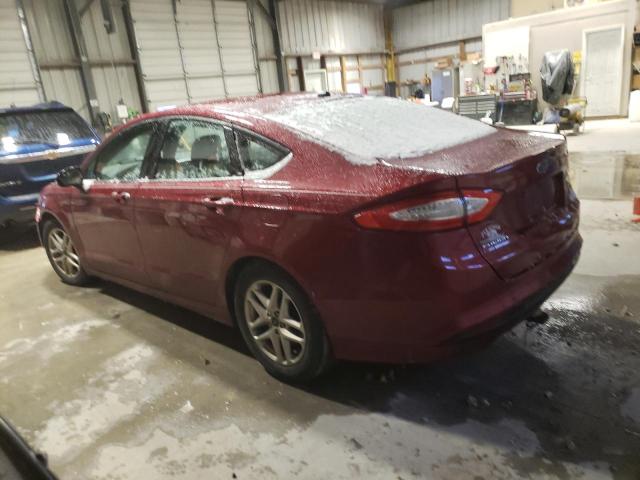 3FA6P0HDXER193977 - 2014 FORD FUSION SE RED photo 2