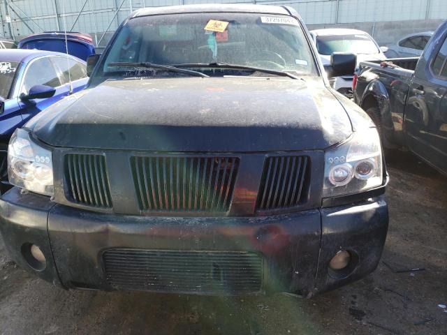 1N6BA07A85N529076 - 2005 NISSAN TITAN XE BLACK photo 5