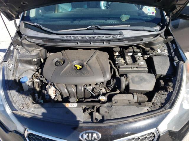 KNAFK4A69G5481391 - 2016 KIA FORTE LX BLACK photo 11