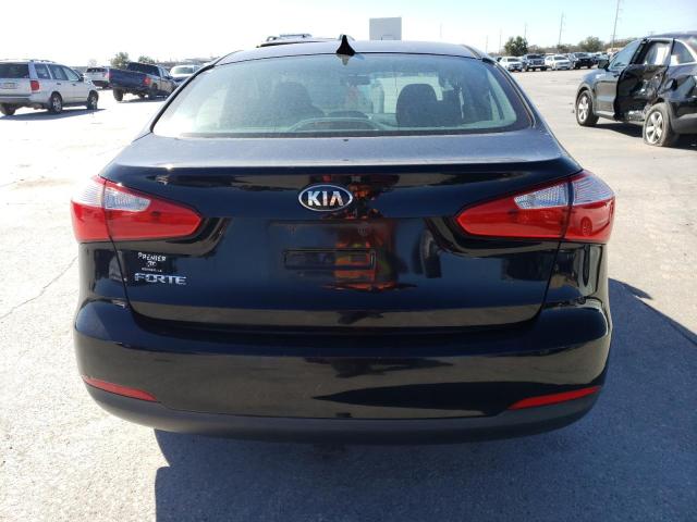 KNAFK4A69G5481391 - 2016 KIA FORTE LX BLACK photo 6