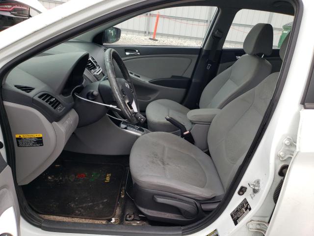 KMHCU5AE1CU049922 - 2012 HYUNDAI ACCENT GLS WHITE photo 7