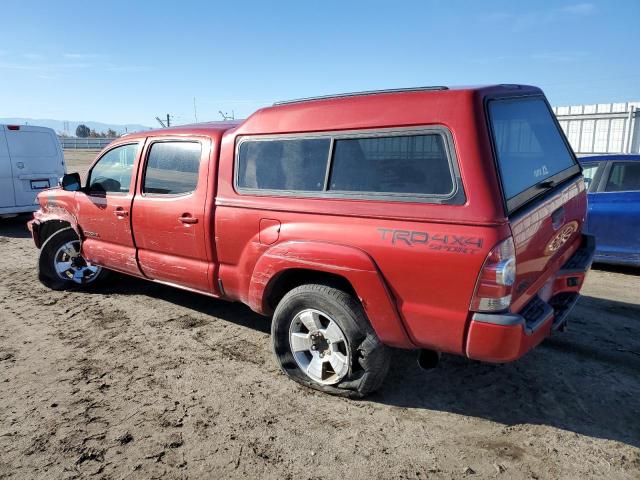3TMMU4FNXFM075276 - 2015 TOYOTA TACOMA DOUBLE CAB LONG BED RED photo 2
