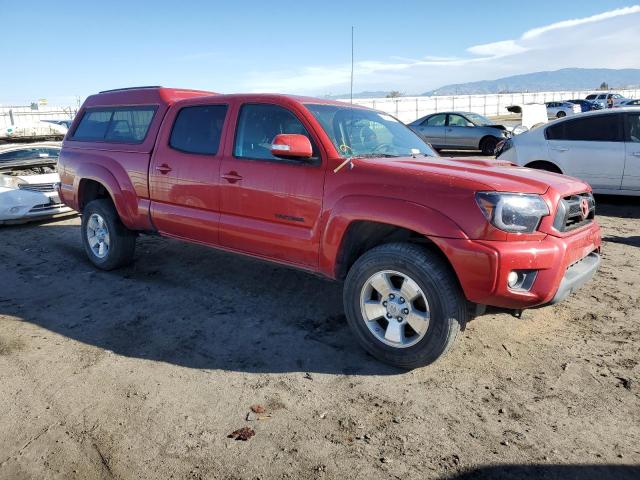 3TMMU4FNXFM075276 - 2015 TOYOTA TACOMA DOUBLE CAB LONG BED RED photo 4