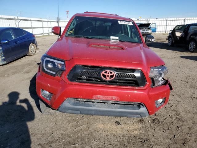 3TMMU4FNXFM075276 - 2015 TOYOTA TACOMA DOUBLE CAB LONG BED RED photo 5