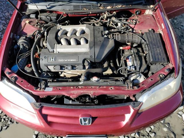 1HGCG16531A026994 - 2001 HONDA ACCORD EX MAROON photo 11