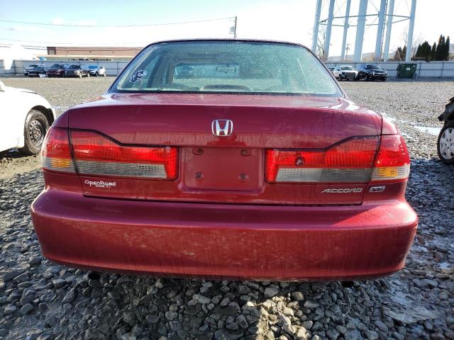 1HGCG16531A026994 - 2001 HONDA ACCORD EX MAROON photo 6