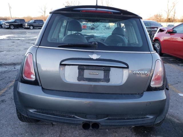 WMWRE33536TL24923 - 2006 MINI COOPER S GRAY photo 6