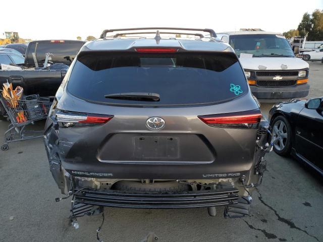 5TDDZRBH6LS013657 - 2020 TOYOTA HIGHLANDER LIMITED GRAY photo 6