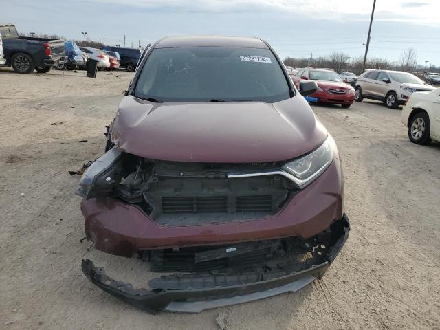 2HKRW6H33JH206828 - 2018 HONDA CR-V LX BURGUNDY photo 5